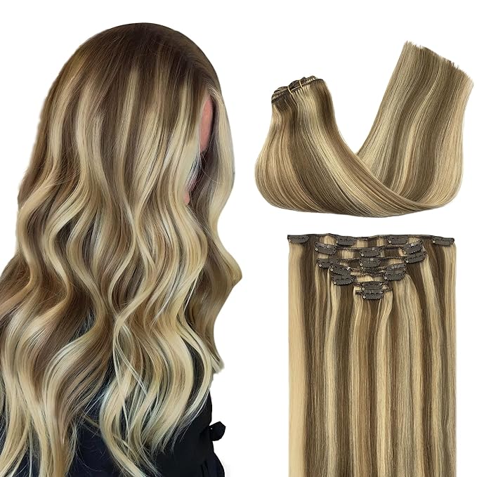 Golden Blonde Clip-in Hair Extension