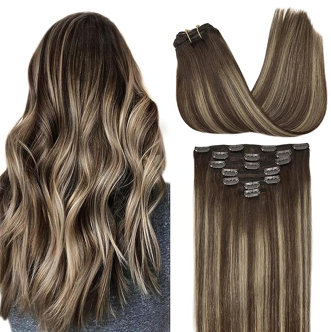 Brazilian Honey Blonde Clip-in Hair Extension